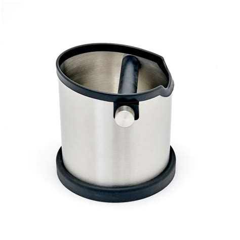 stainless steel knock box|coffee knock box with lid.